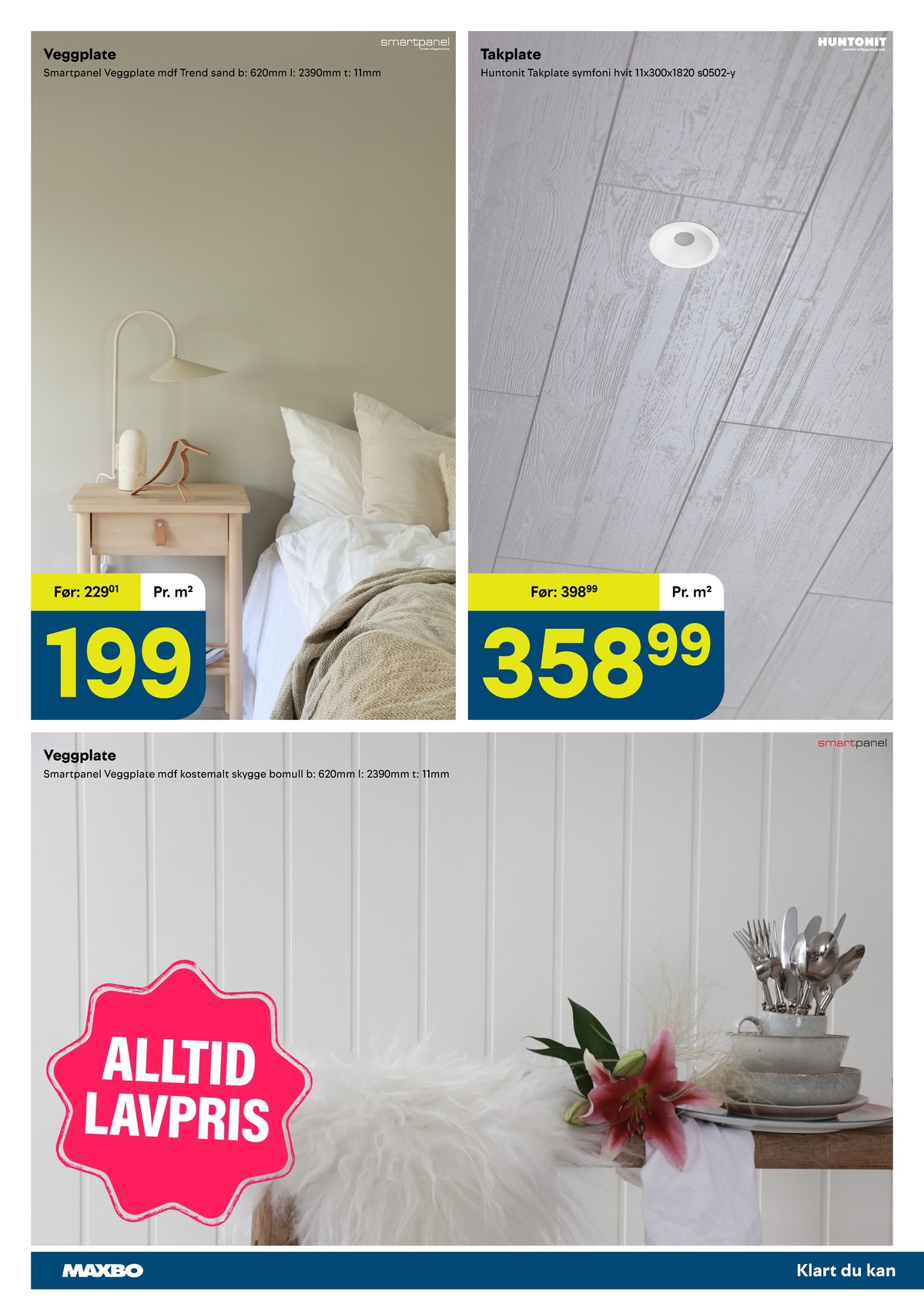 Se Maxbo kundeavis for uge 44 på Tilbudsuken.no. Se gode tilbud på mange varer. Les kundeavisen her! Side 14