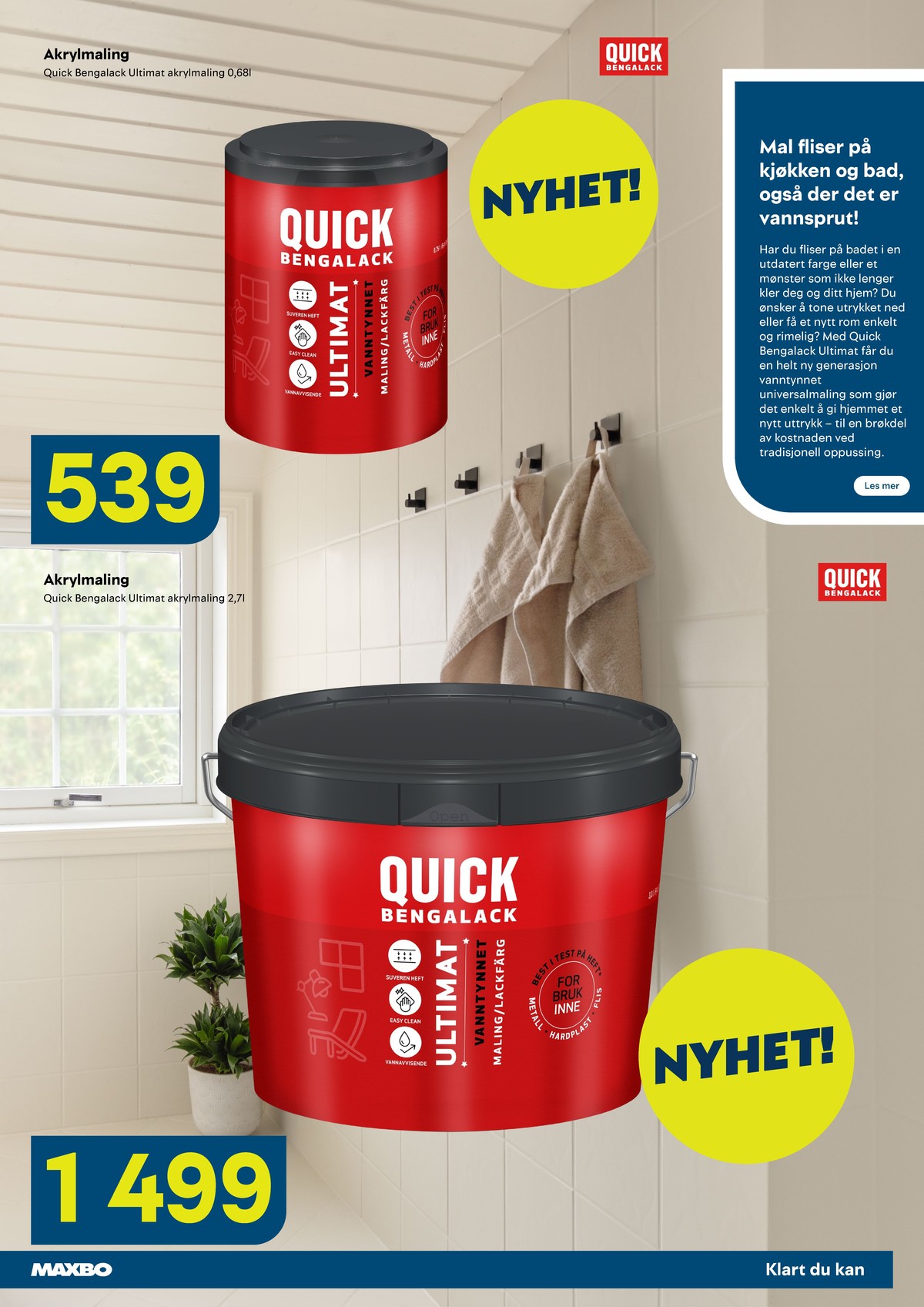 Se Maxbo kundeavis for uge 44 på Tilbudsuken.no. Se gode tilbud på mange varer. Les kundeavisen her! Side 3