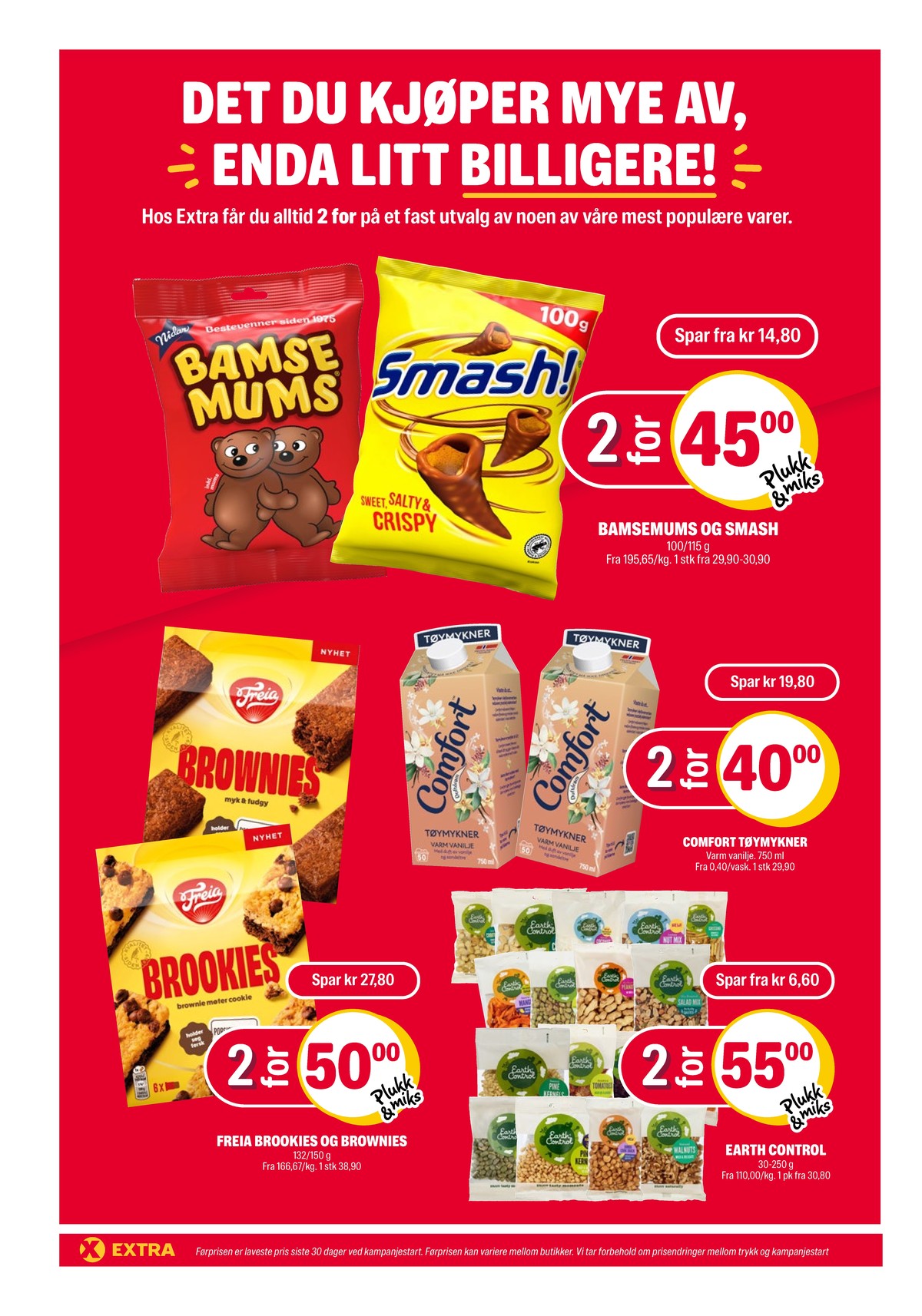 Se Coop Extra kundeavis for uke 5 på Tilbudsuken.no. Se gode tilbud på mange varer, f.eks. sjokoladepose bamsemums eller sjokoladepose smash!. Les kundeavisen her! Side 18