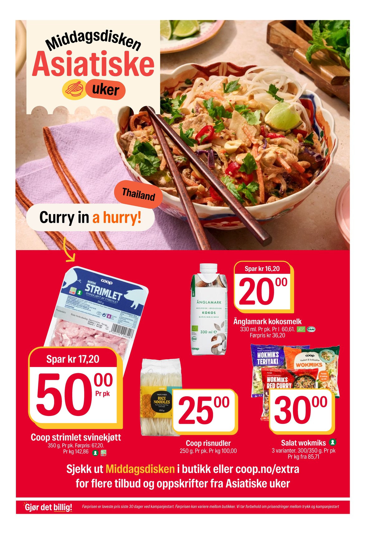 Se Coop Extra kundeavis for uke 5 på Tilbudsuken.no. Se gode tilbud på mange varer, f.eks. svinekjøtt coop eller kokosmelk Änglamark. Les kundeavisen her! Side 7