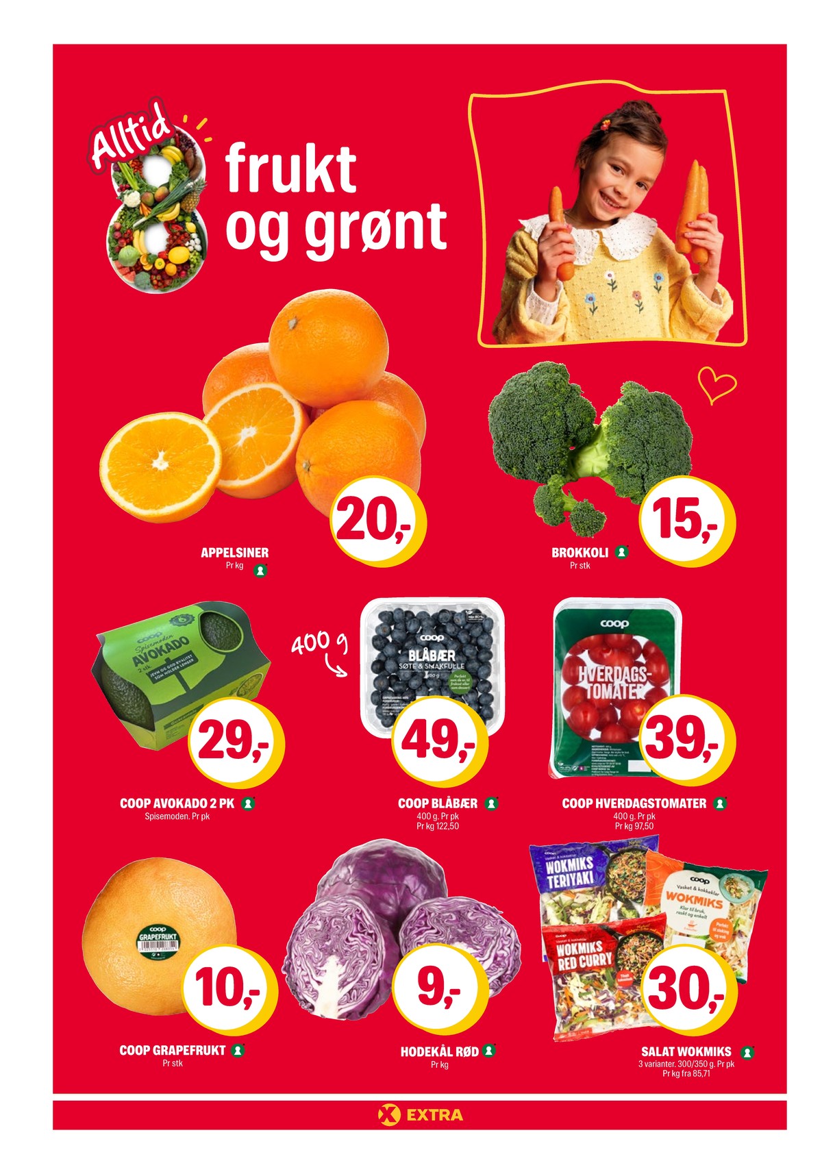 Se Coop Extra kundeavis for uke 5 på Tilbudsuken.no. Se gode tilbud på mange varer, f.eks. appelsiner ukjent eller brokkoli ukjent. Les kundeavisen her! Side 8