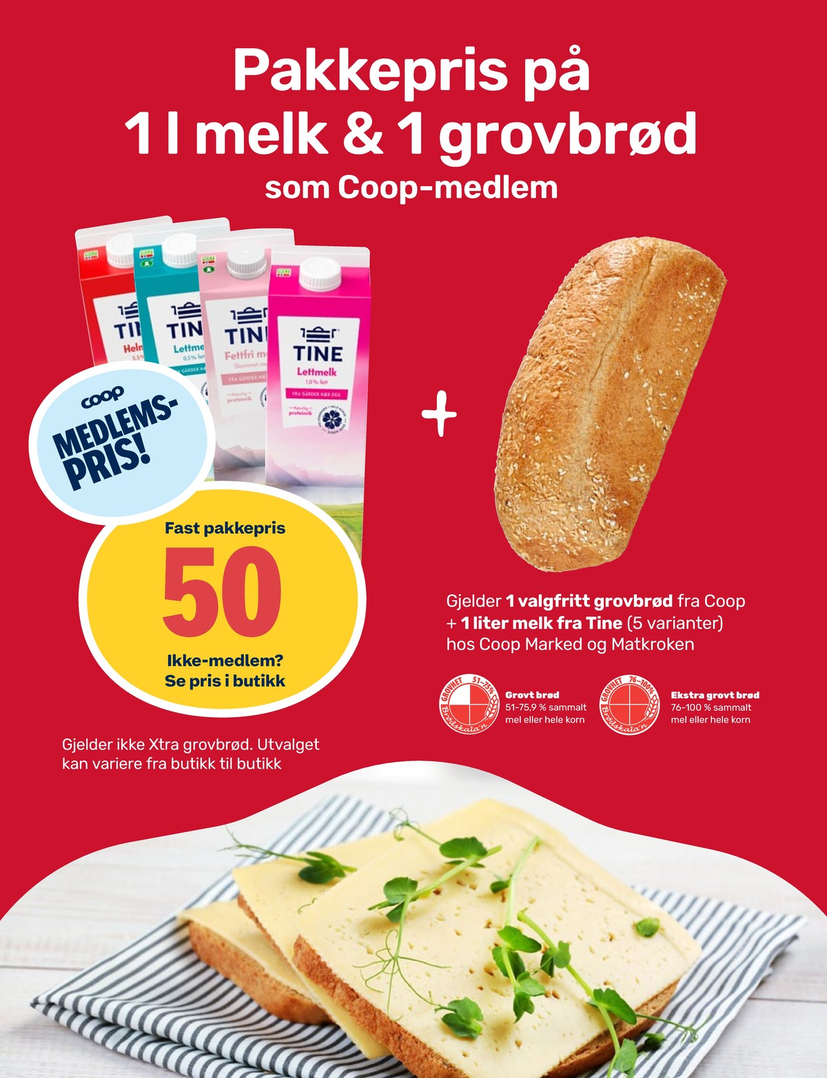 Se Coop Marked kundeavis for uke 5 på Tilbudsuken.no. Se gode tilbud på mange varer, f.eks. melk & brød tine eller andre varer. Les kundeavisen her! Side 6