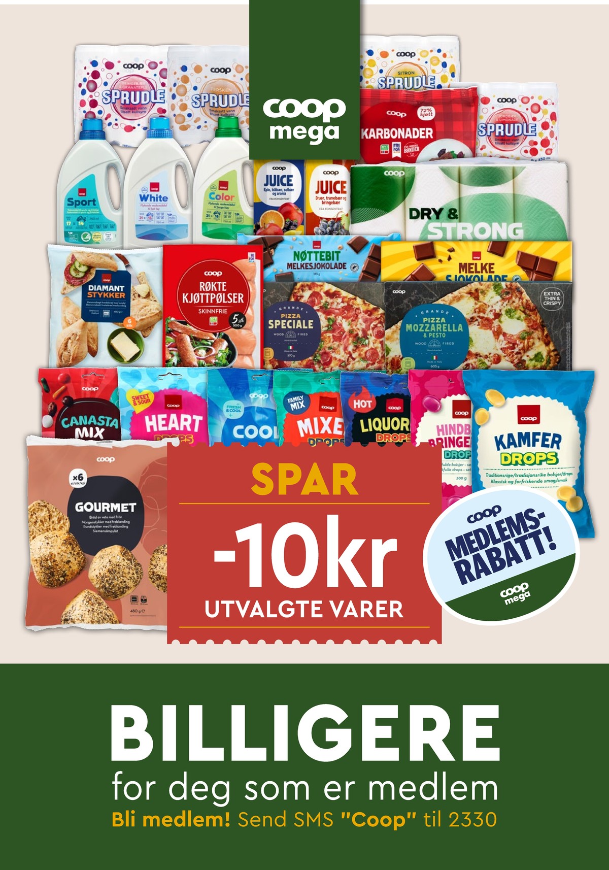 Se Coop Mega kundeavis for uge 5 på Tilbudsuken.no. Se gode tilbud på mange varer. Les kundeavisen her! Side 16