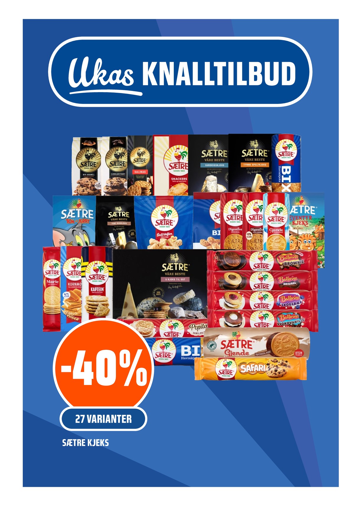 Se Coop Obs kundeavis for uke 5 på Tilbudsuken.no. Se gode tilbud på mange varer, f.eks. salinas kjeks våre beste eller surdeigskjeks våre beste. Les kundeavisen her! Side 2