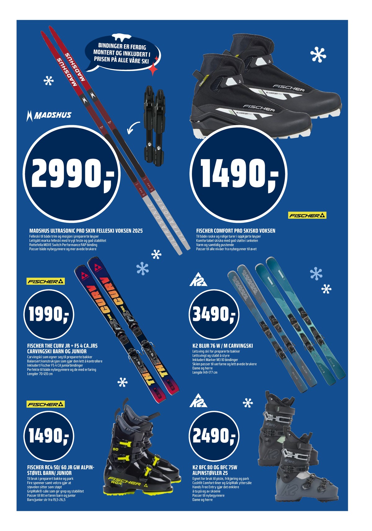 Se Coop Obs kundeavis for uke 5 på Tilbudsuken.no. Se gode tilbud på mange varer, f.eks. skistøvler fischer eller ski k2. Les kundeavisen her! Side 17