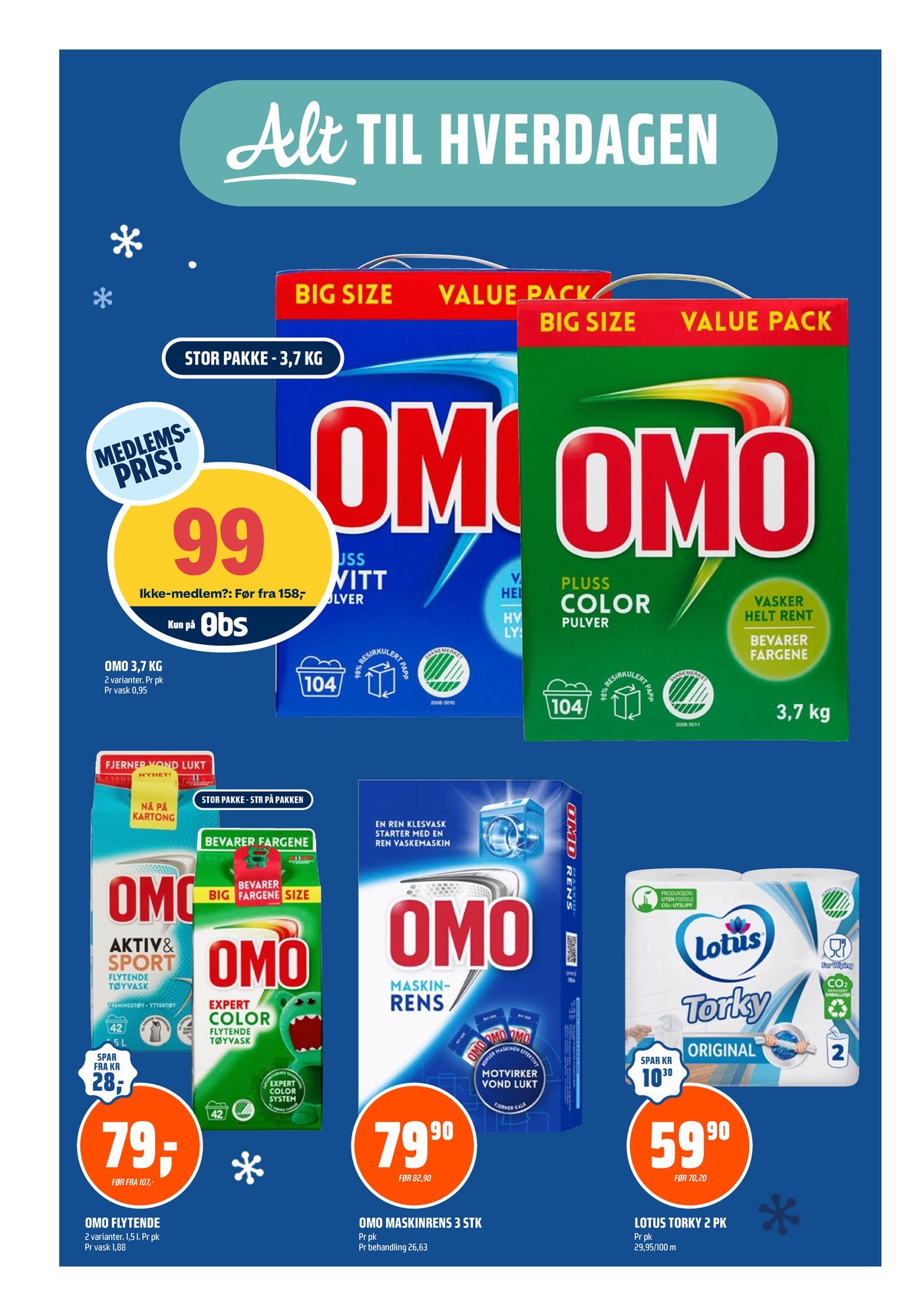 Se Coop Obs kundeavis for uke 5 på Tilbudsuken.no. Se gode tilbud på mange varer, f.eks. vaskepulver omo eller tørkerull torky. Les kundeavisen her! Side 10