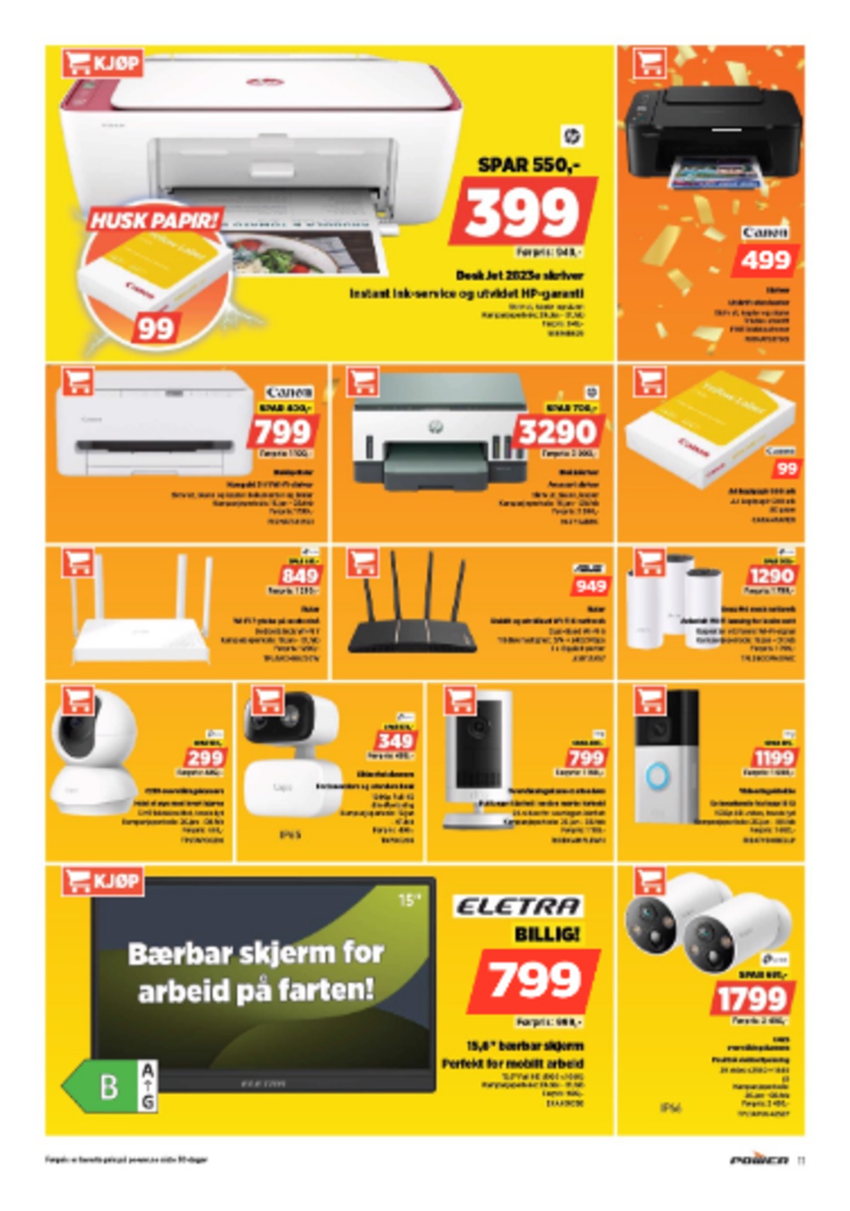 Se Power kundeavis for uge 5 på Tilbudsuken.no. Se gode tilbud på mange varer. Les kundeavisen her! Side 11