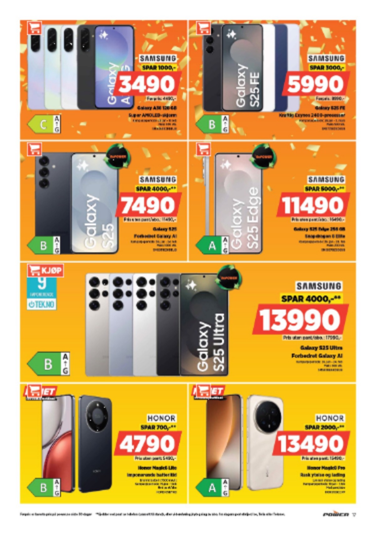 Se Power kundeavis for uge 5 på Tilbudsuken.no. Se gode tilbud på mange varer. Les kundeavisen her! Side 17