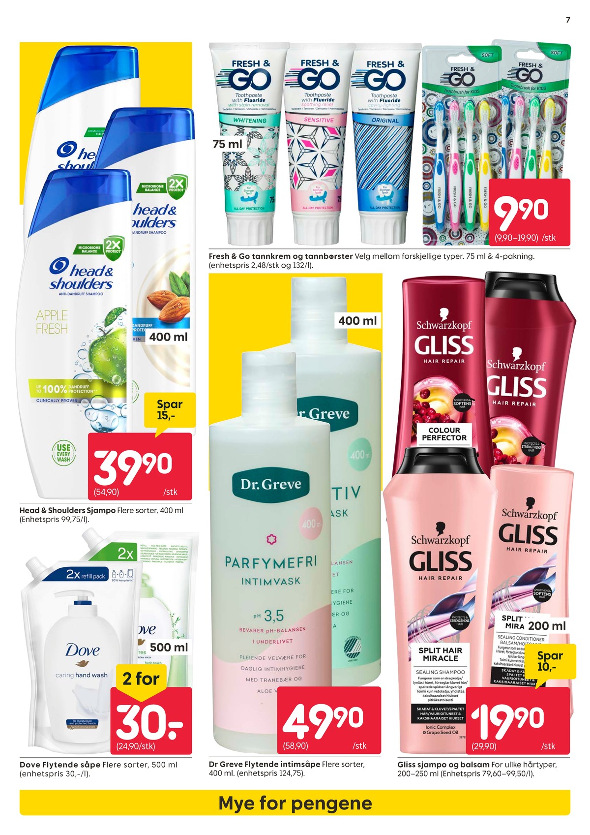 Se Rusta kundeavis for uke 5 på Tilbudsuken.no. Se gode tilbud på mange varer, f.eks. shampoo head&shoulders eller flytende håndsåpe dove. Les kundeavisen her! Side 7