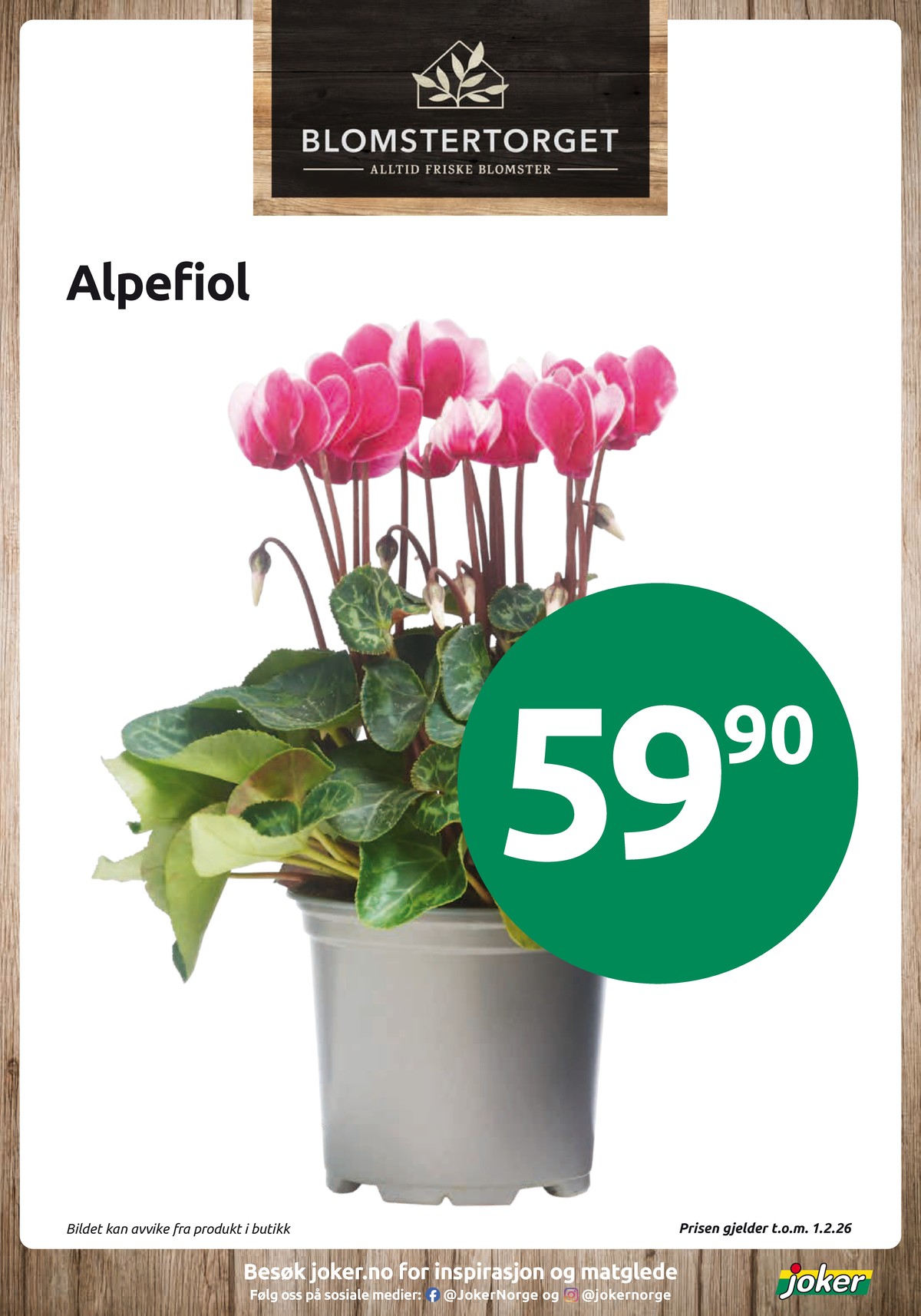 Se Joker kundeavis for uke 5 på Tilbudsuken.no. Se gode tilbud på mange varer, f.eks. plante ukjent eller andre varer. Les kundeavisen her! Side 11