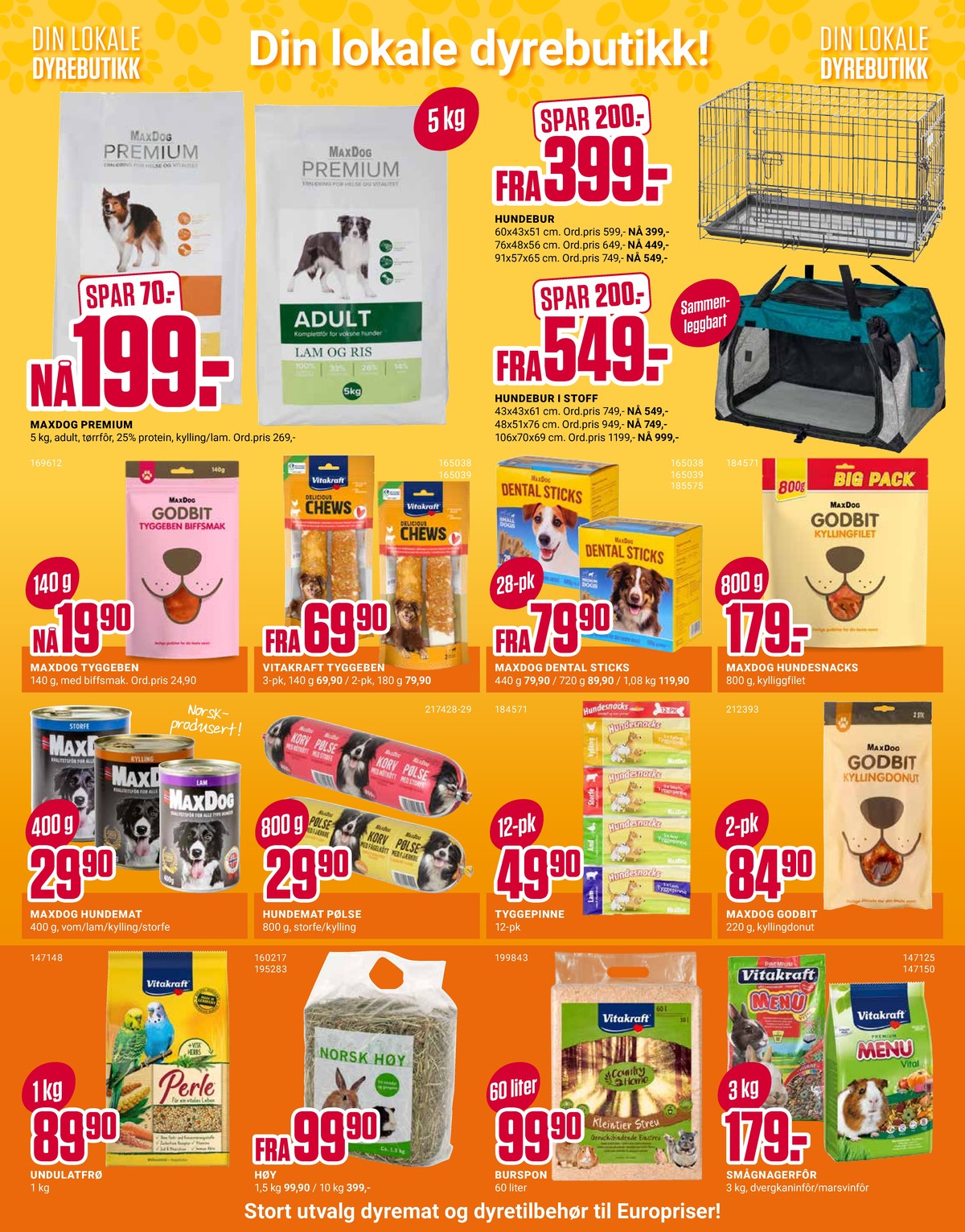 Se Europris kundeavis for uke 5 på Tilbudsuken.no. Se gode tilbud på mange varer, f.eks. hundebur ukjent eller gnagerfor vitakraft. Les kundeavisen her! Side 8