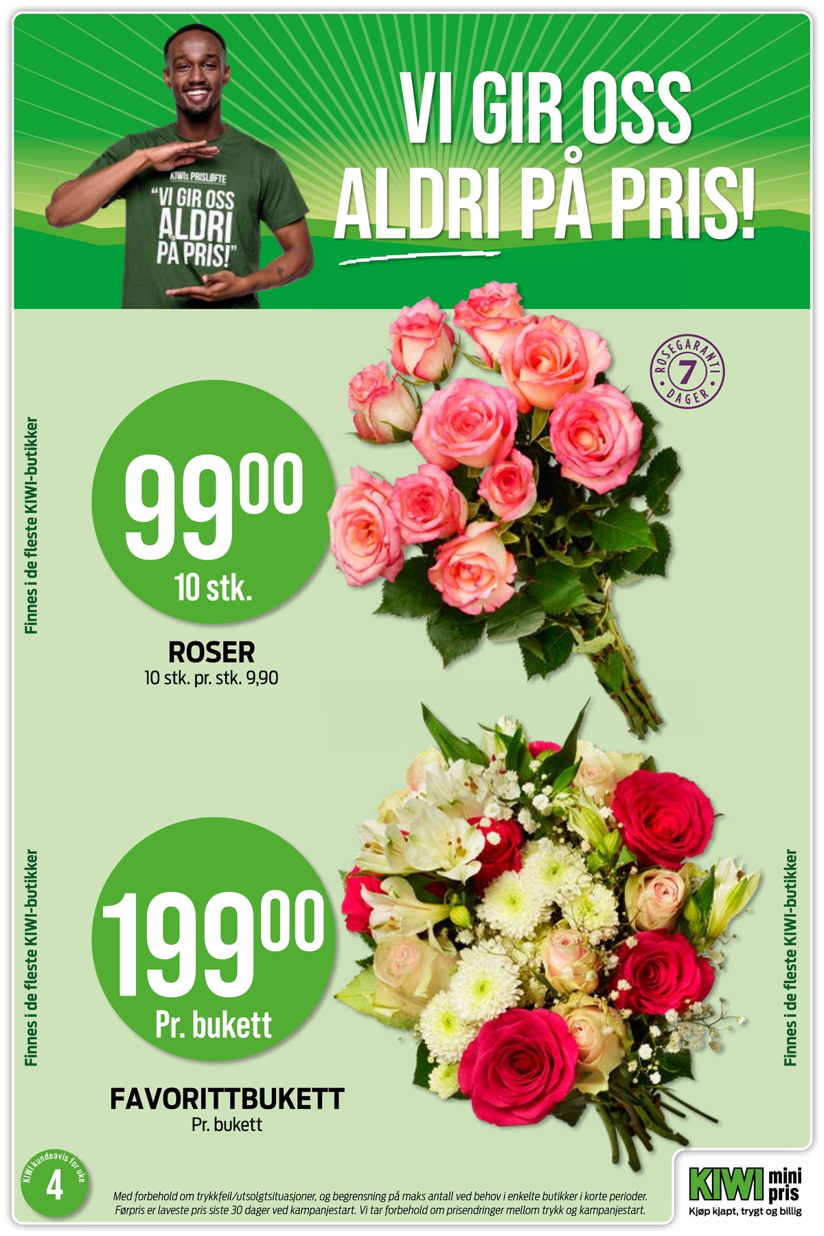 Se Kiwi kundeavis for uke 5 på Tilbudsuken.no. Se gode tilbud på mange varer, f.eks. bukett ukjent eller bukett ukjent. Les kundeavisen her! Side 23