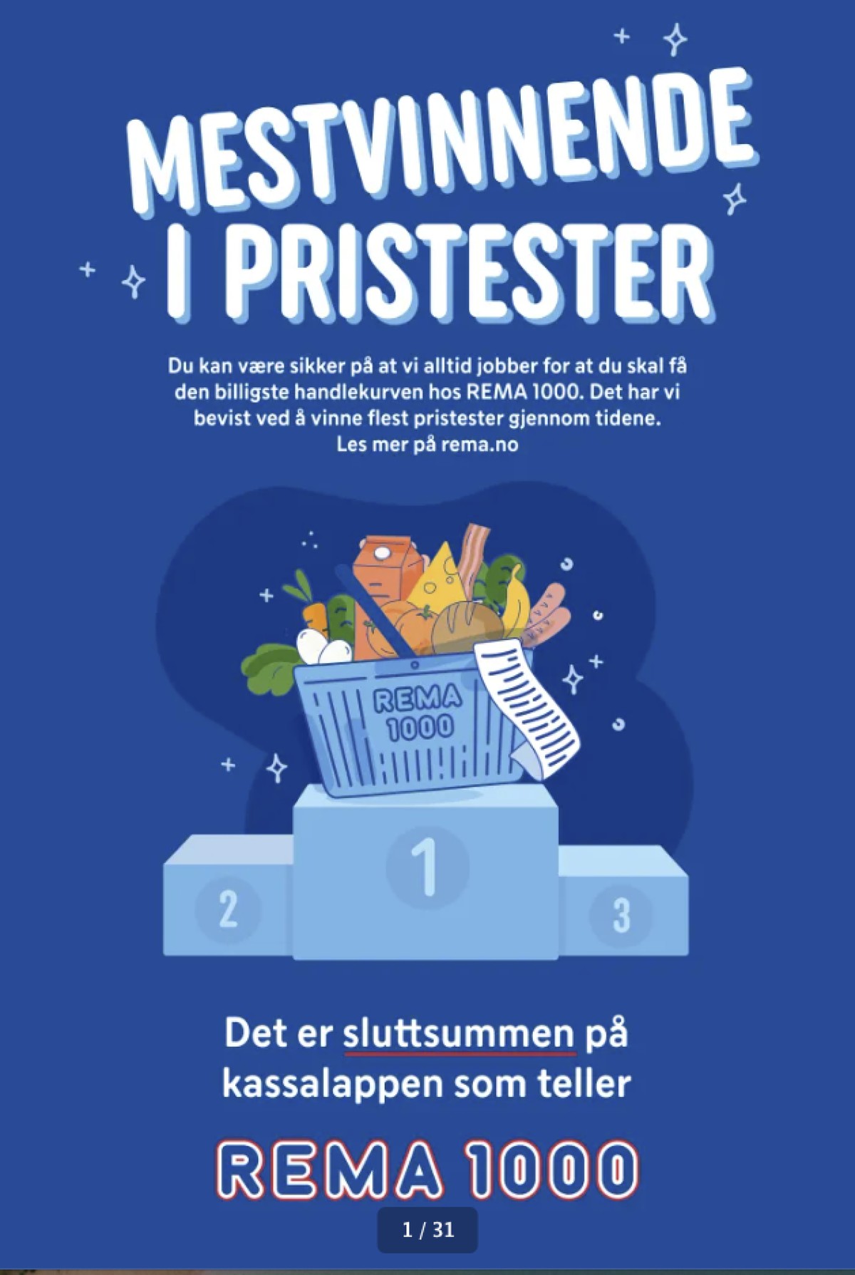 Se Rema 1000 kundeavis for uge 5 på Tilbudsuken.no. Se gode tilbud på mange varer. Les kundeavisen her! Side 1