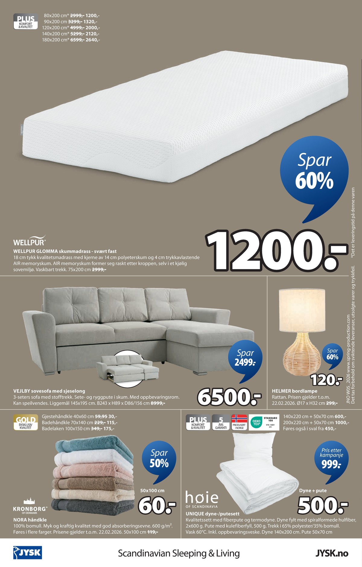 Se JYSK kundeavis for uge 6 på Tilbudsuken.no. Se gode tilbud på mange varer. Les kundeavisen her! Side 17