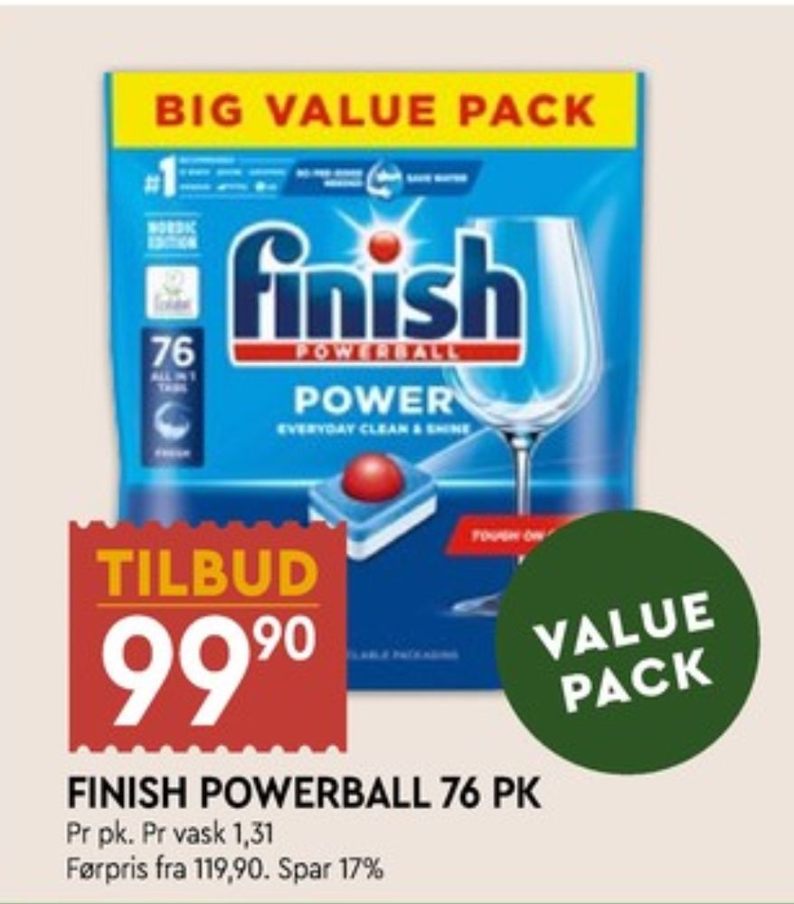 Finish Neophos, Maskinoppvask - tabs