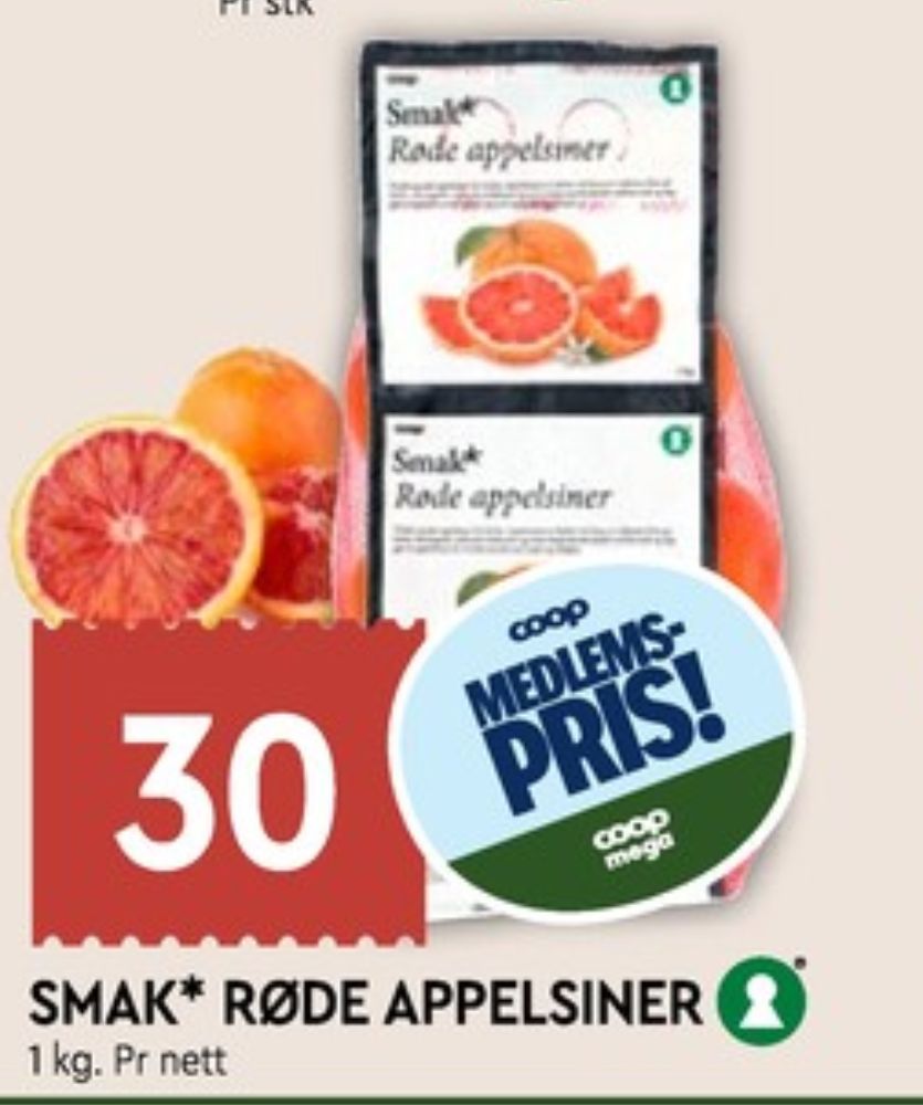 Smak, Appelsiner