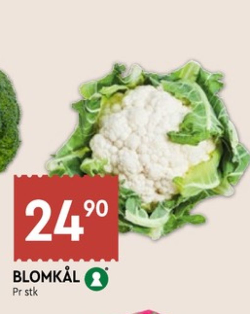 Ukjent, Blomkål