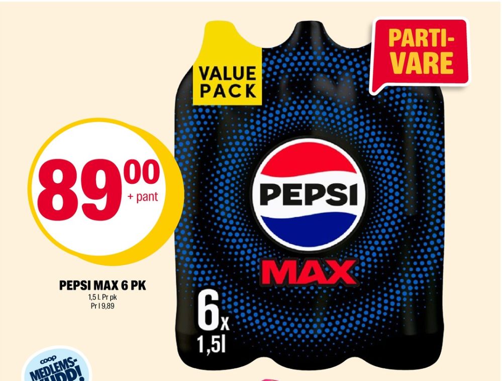 Pepsi Max, Pepsi Max 6 pk