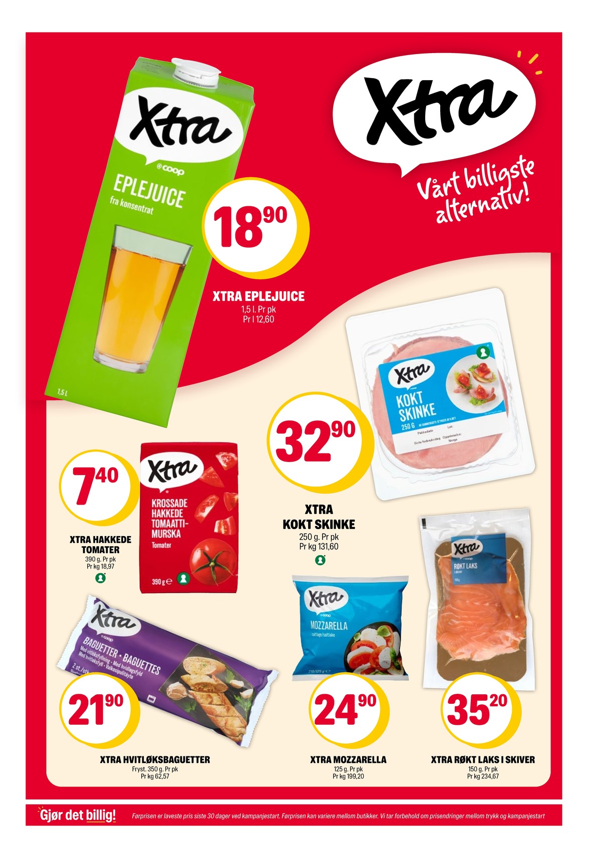 Se Coop Extra kundeavis for uke 6 på Tilbudsuken.no. Se gode tilbud på mange varer, f.eks. eplejuice xtra eller hakkede tomater  xtra. Les kundeavisen her! Side 11