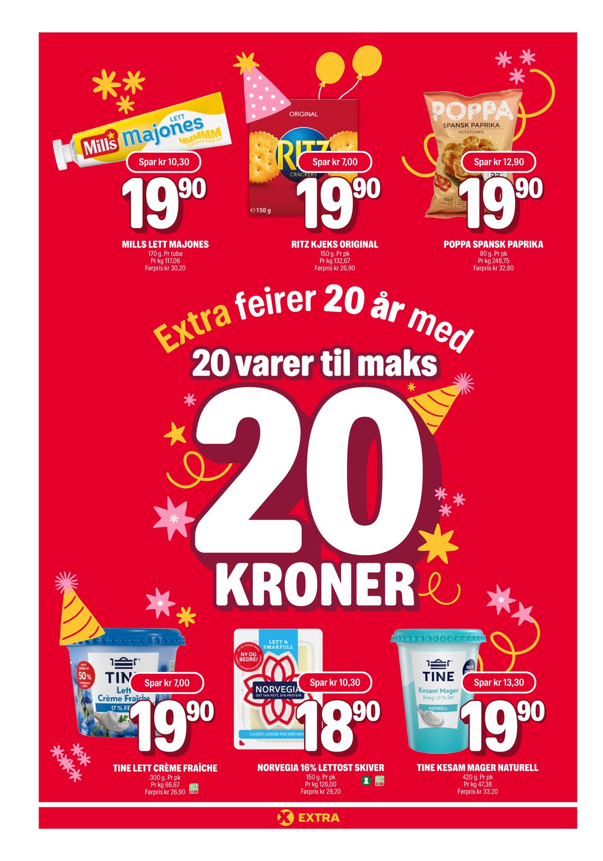 Se Coop Extra kundeavis for uke 6 på Tilbudsuken.no. Se gode tilbud på mange varer, f.eks. lett majones mills eller kjeks original ritz crackers. Les kundeavisen her! Side 12