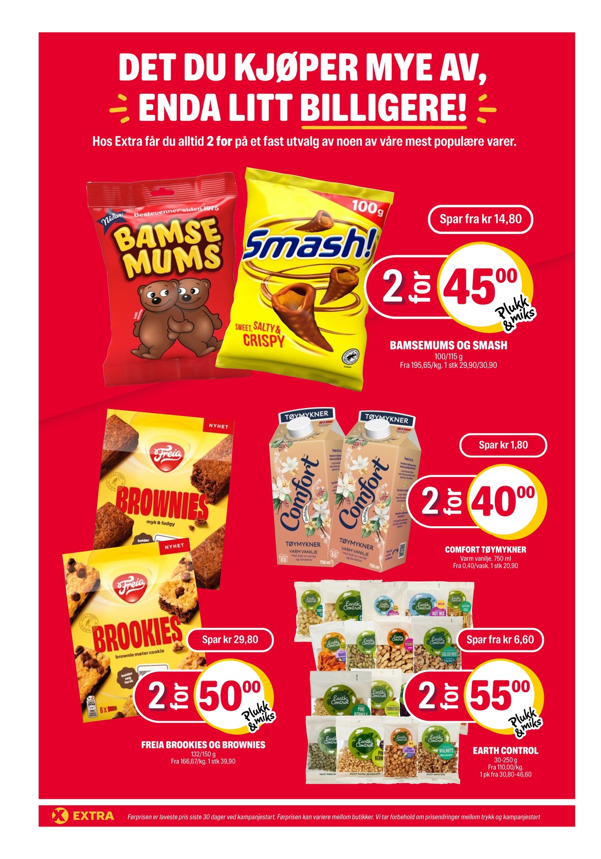 Se Coop Extra kundeavis for uke 6 på Tilbudsuken.no. Se gode tilbud på mange varer, f.eks. sjokoladepose bamsemums eller sjokoladepose smash!. Les kundeavisen her! Side 18