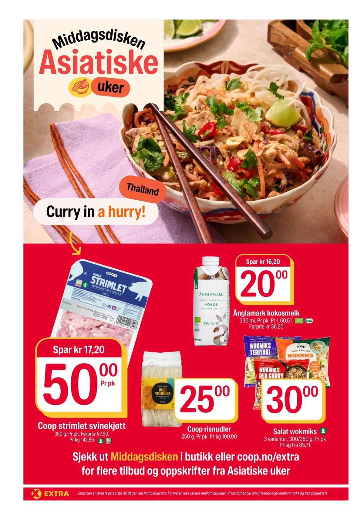 Se Coop Extra kundeavis for uke 6 på Tilbudsuken.no. Se gode tilbud på mange varer, f.eks. svinekjøtt coop eller kokosmelk Änglamark. Les kundeavisen her! Side 6