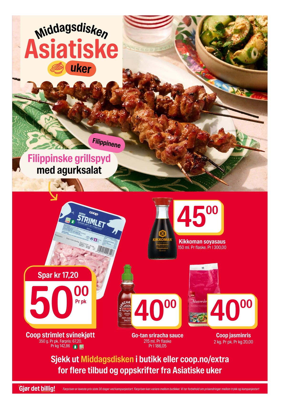 Se Coop Extra kundeavis for uke 6 på Tilbudsuken.no. Se gode tilbud på mange varer, f.eks. svinekjøtt coop eller soyasauce kikkoman. Les kundeavisen her! Side 7