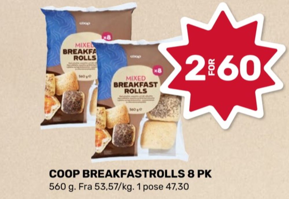 Coop, Breakfastrolls