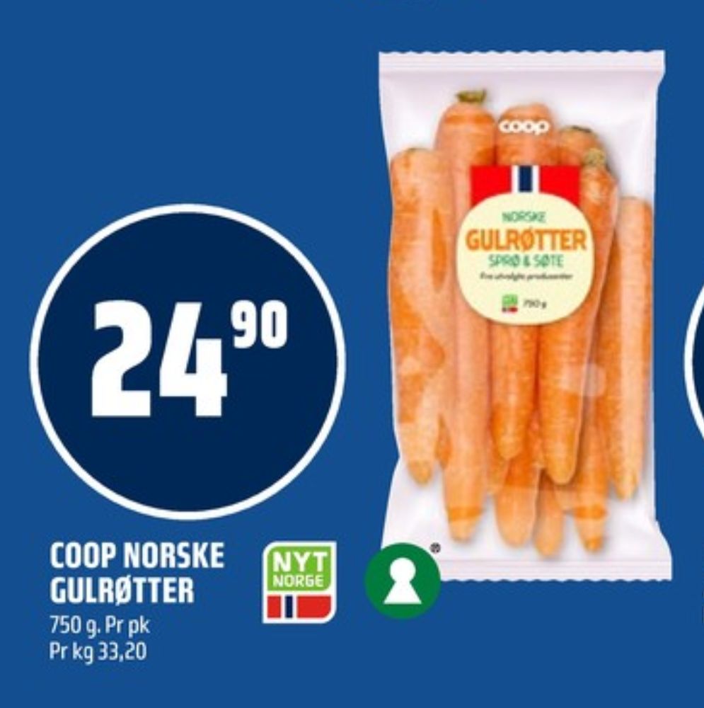 Coop, Gulrøtter