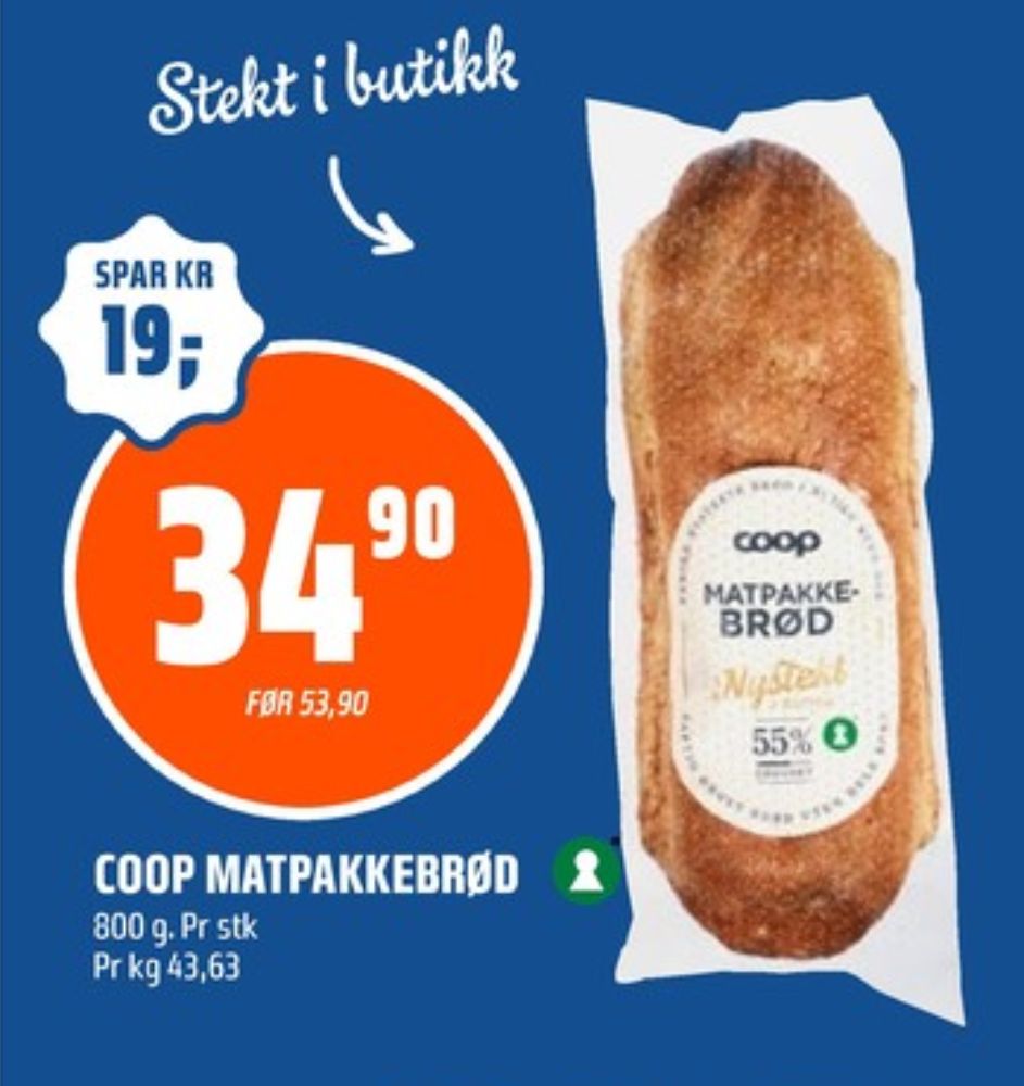 Coop, Brød