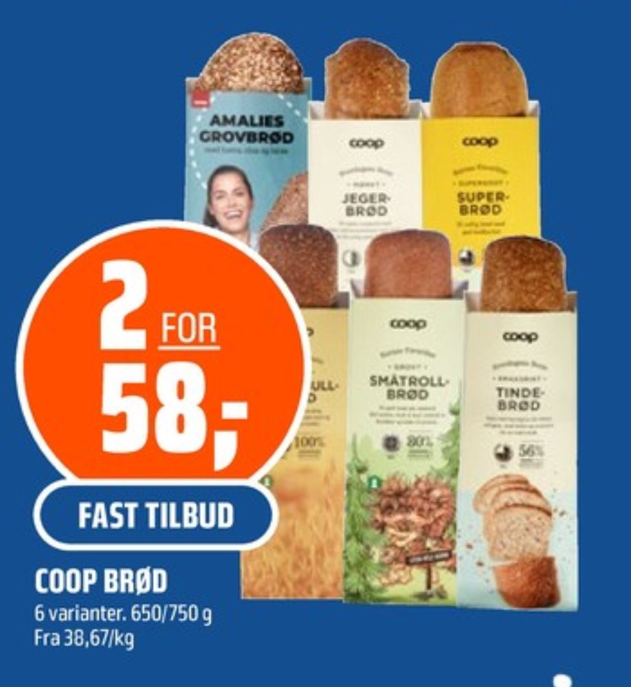 Coop, Brød