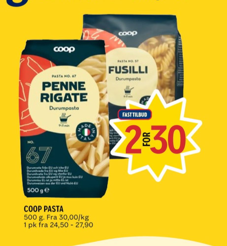Coop, Fusilli