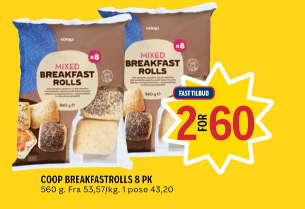 Coop, Breakfastrolls