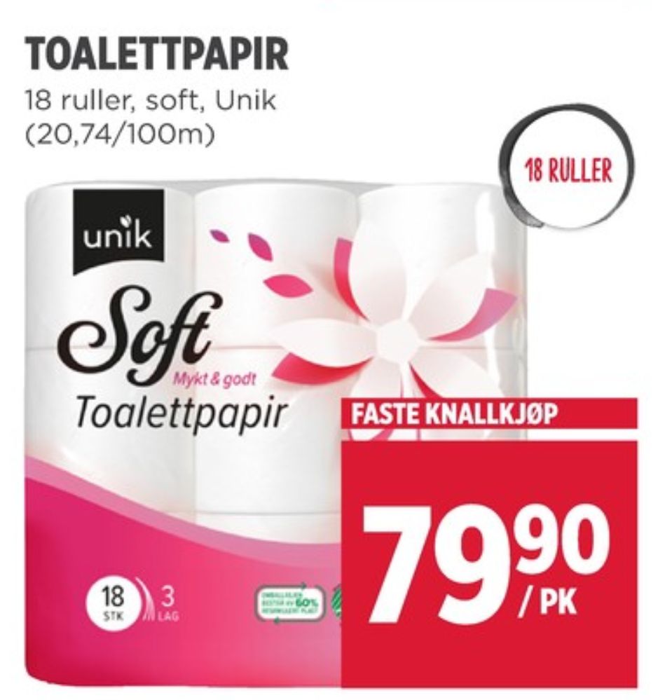Unik Soft, Toalettpapir
