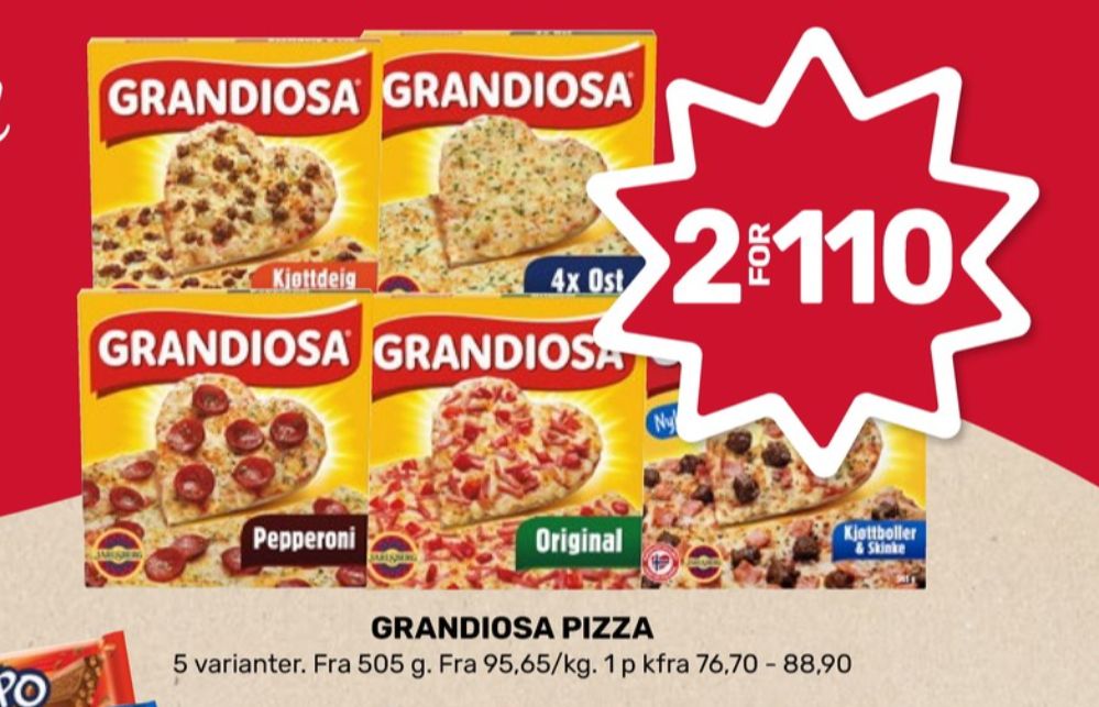 Grandiosa, Original Pizza