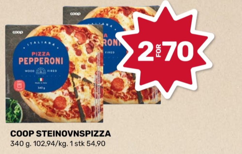 Coop, Pizza Pepperoni