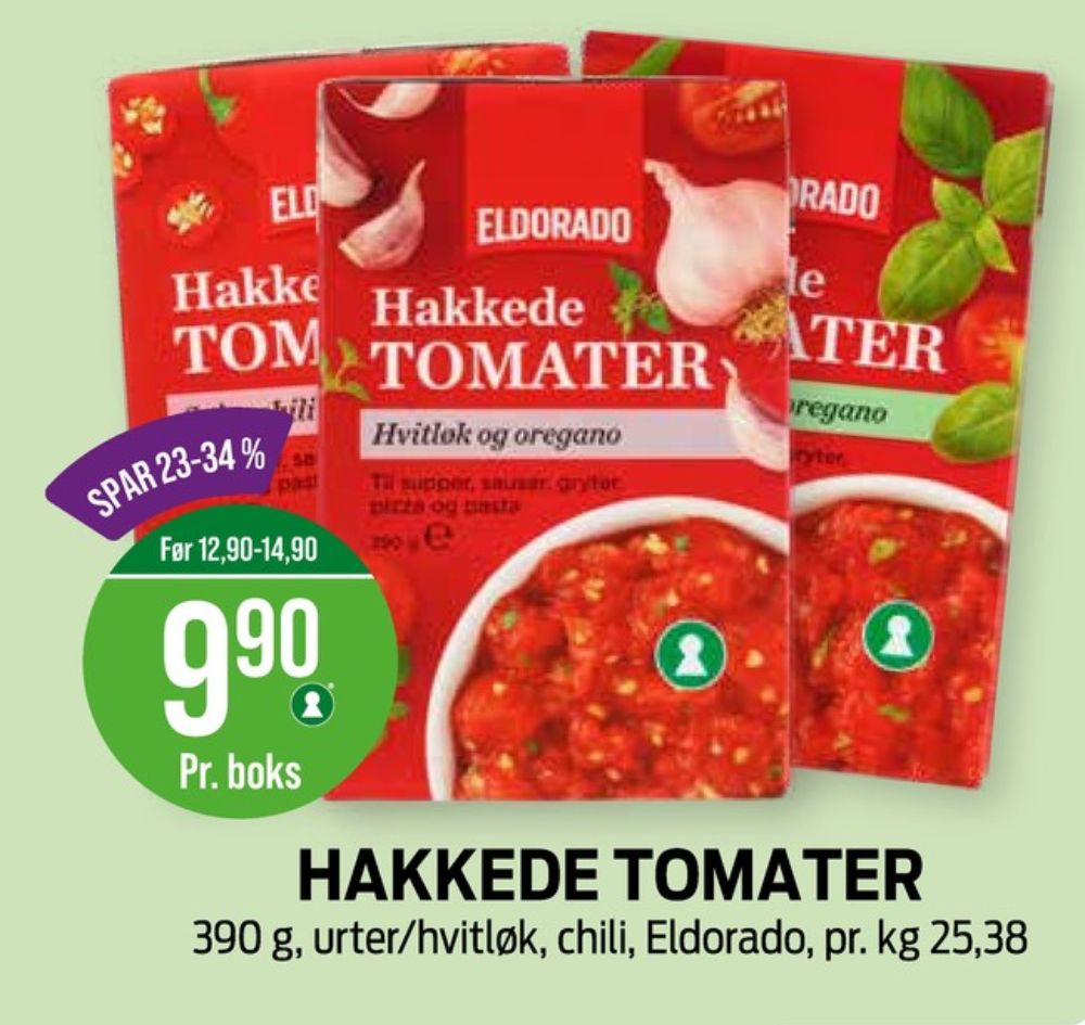 Eldorado, Tomater hakkede