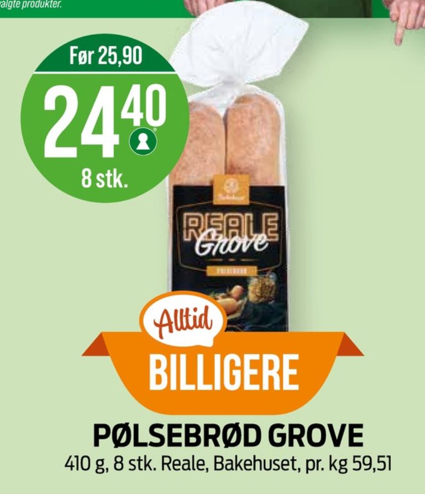Bakehuset, Reale Grove Pølsebrød