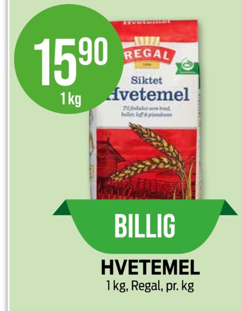 Regal, Hvetemel Siktet