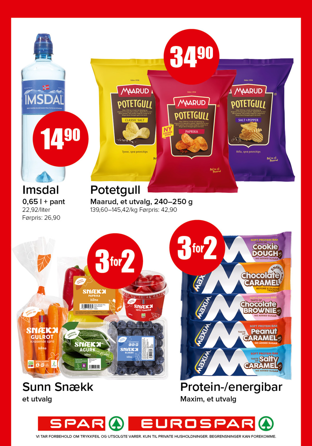 Se Spar - Eurospar kundeavis for uke 6 på Tilbudsuken.no. Se gode tilbud på mange varer, f.eks. mineralvann imsdal eller potetgull paprika maarud. Les kundeavisen her! Side 9