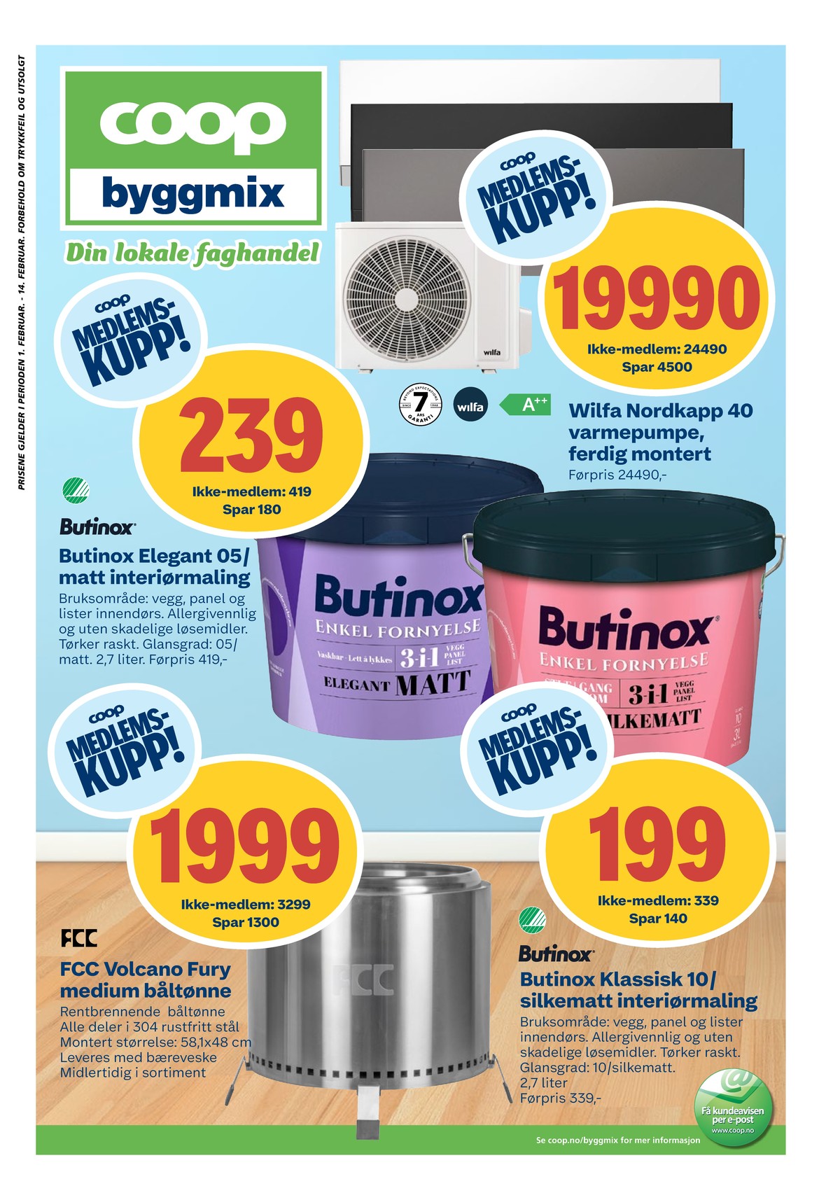 Se Coop Byggmix kundeavis for uge 6 på Tilbudsuken.no. Se gode tilbud på mange varer. Les kundeavisen her! Side 1
