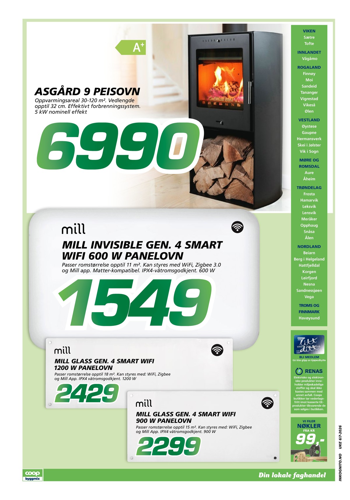 Se Coop Byggmix kundeavis for uge 6 på Tilbudsuken.no. Se gode tilbud på mange varer. Les kundeavisen her! Side 8