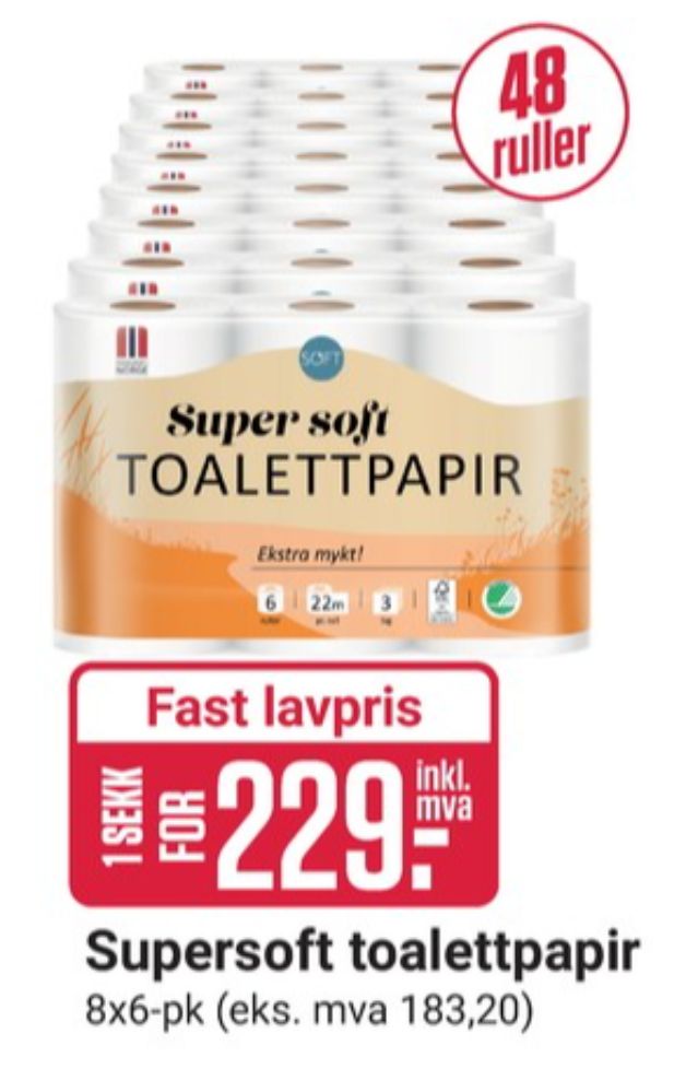 Soft Super Soft, Toalettpapir