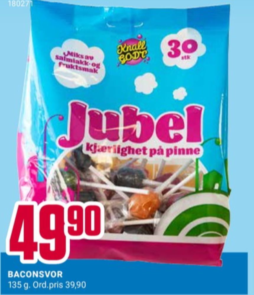 Knall Godt Jubel, Godterier