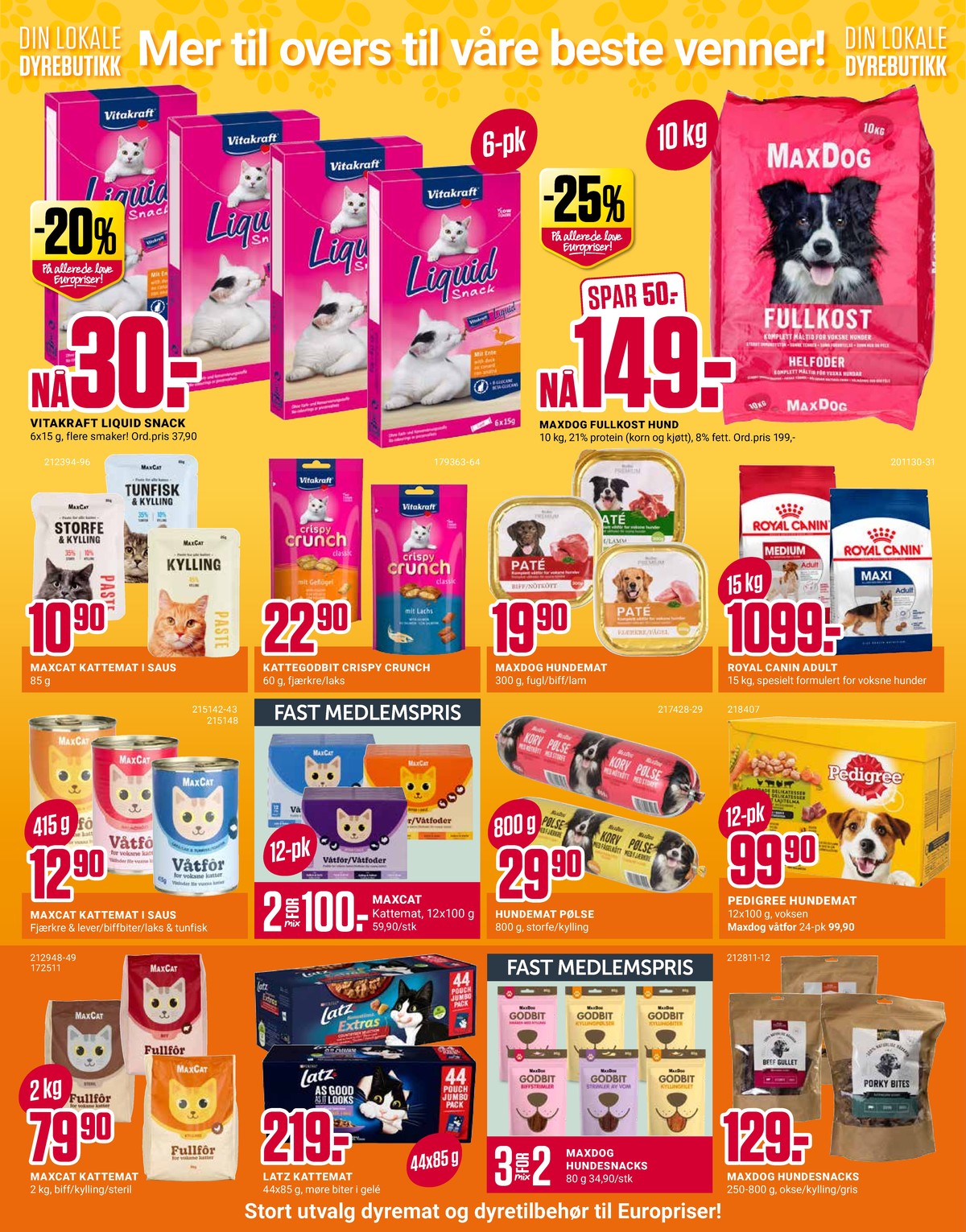 Se Europris kundeavis for uke 6 på Tilbudsuken.no. Se gode tilbud på mange varer, f.eks. hundemat maxdog eller hundemat maxdog. Les kundeavisen her! Side 6