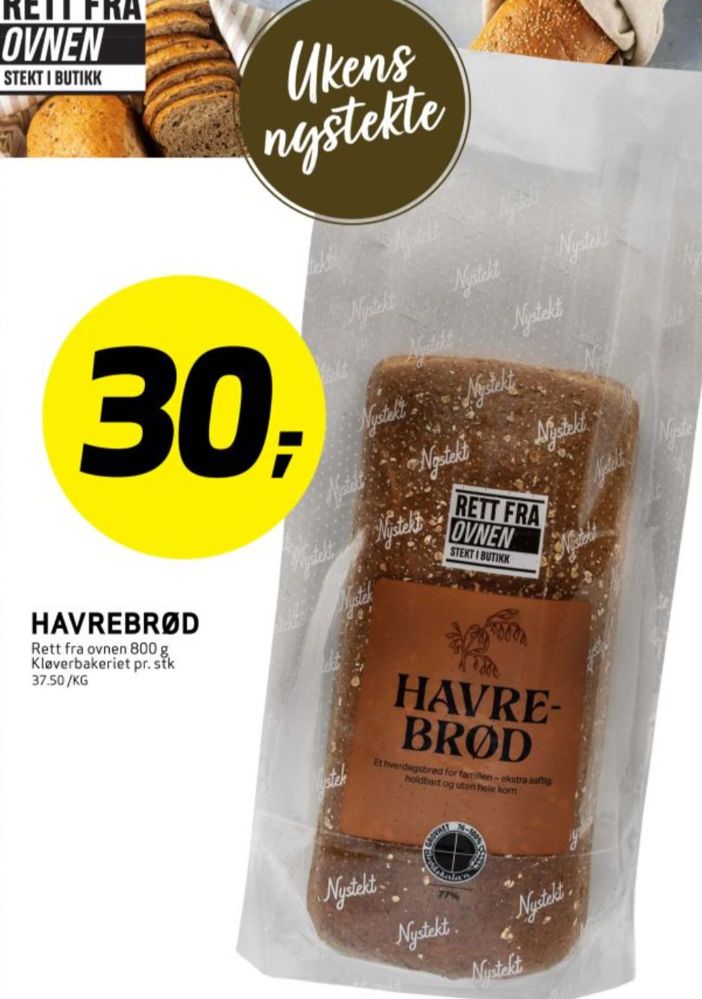 Kløverbakeriet, Havrebrød