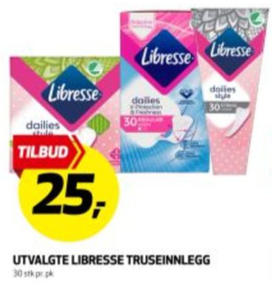 Libresse, Truseinnlegg