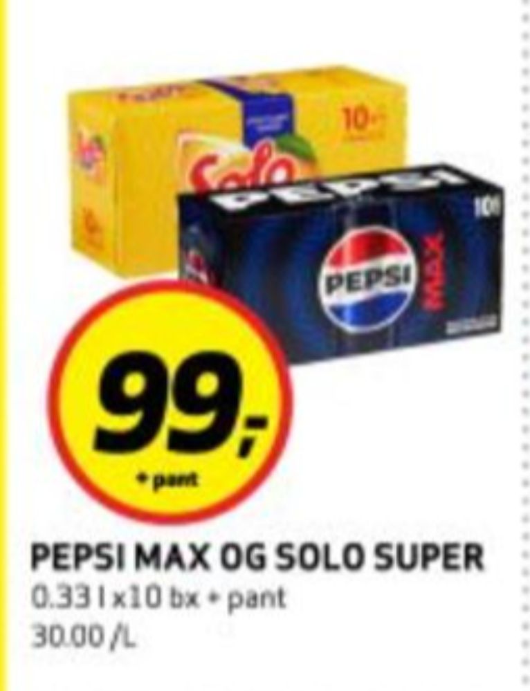 Pepsi Max, Pepsi Max 10 pk.