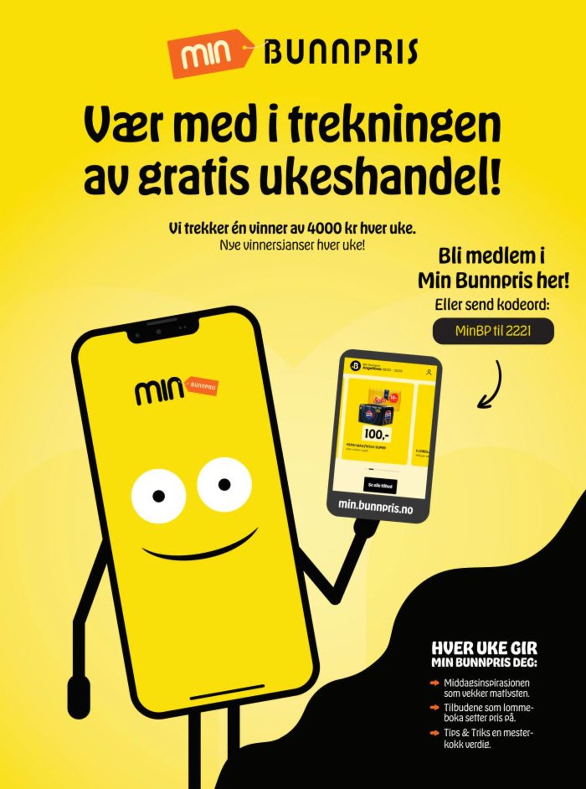 Se Bunnpris kundeavis for uge 6 på Tilbudsuken.no. Se gode tilbud på mange varer. Les kundeavisen her! Side 2