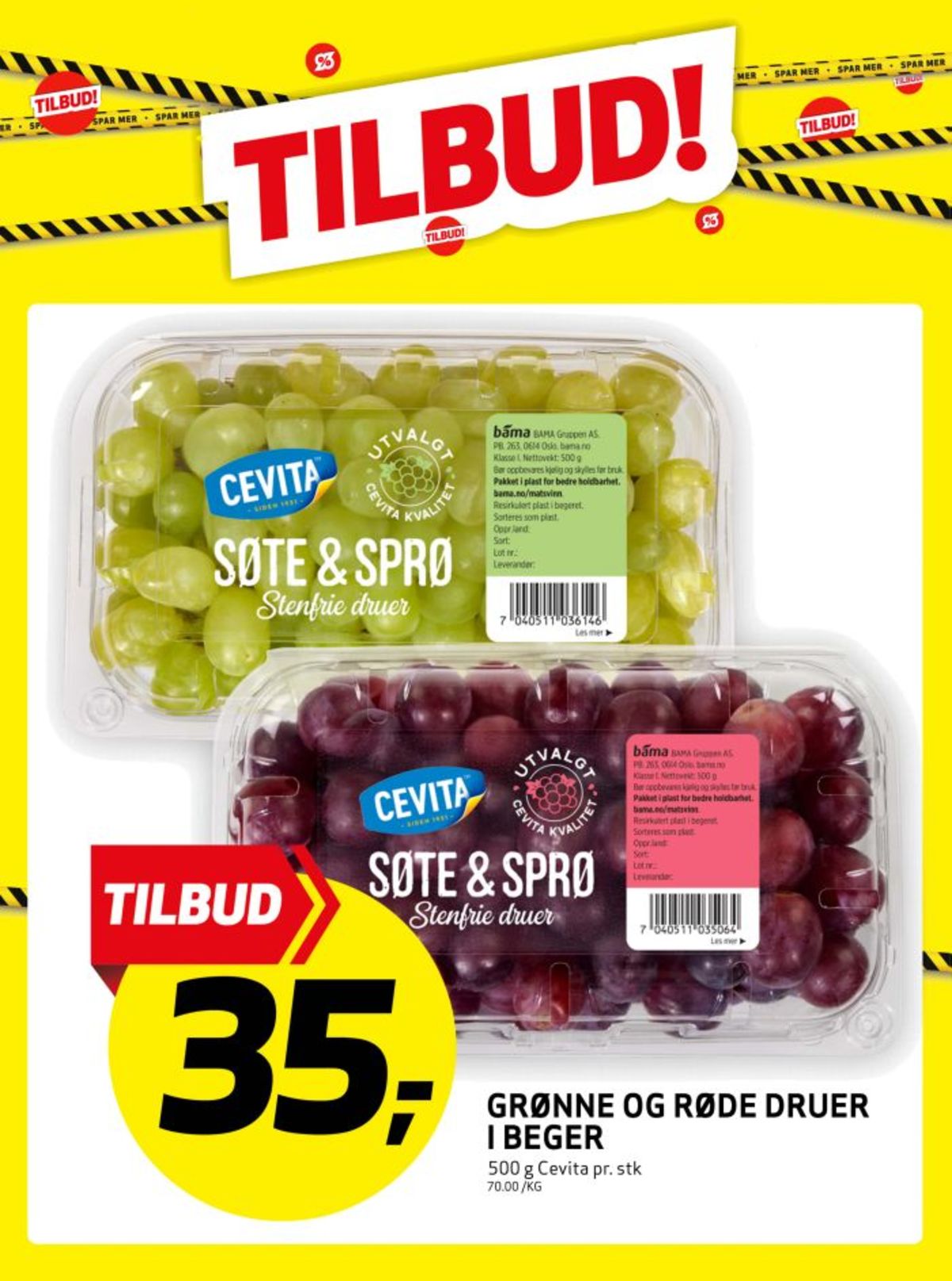 Se Bunnpris kundeavis for uke 6 på Tilbudsuken.no. Se gode tilbud på mange varer, f.eks. druer cevita eller andre varer. Les kundeavisen her! Side 10